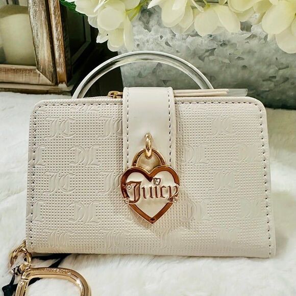 Juicy Couture Handbags - Juicy Couture White Simply Perfect Tab Card Wallet - PRICE IS FIRM